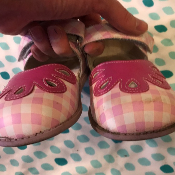 Livie and Luca for Matilda Jane pink plaid shoes - Picture 3 of 5